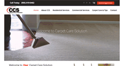 Desktop Screenshot of carpetcaresolution.com